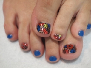 Crafty Pedicure Nail Art Designs