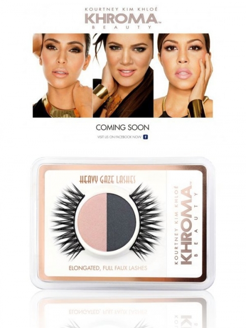 Kardashians Share Promo Pictures for Khroma Beauty Products