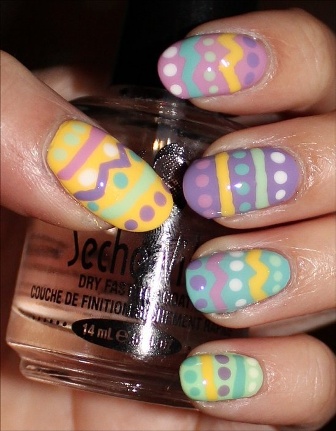 9 Simple Easter Nail Art Designs With Pictures