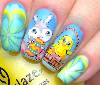 9 Simple Easter Nail Art Designs With Pictures