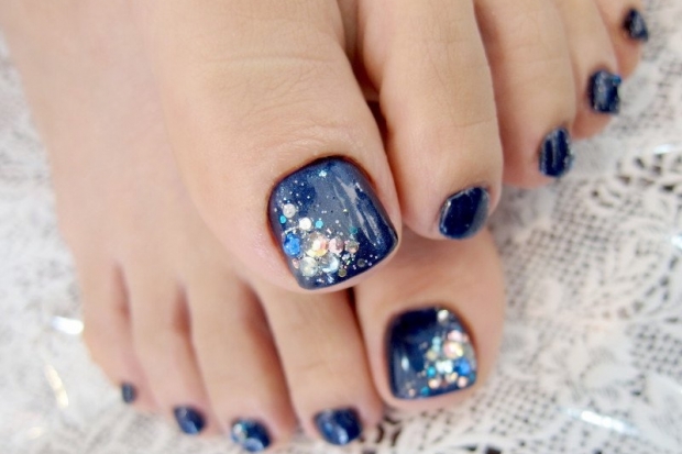 Pedicure Nail Art Designs for Fall