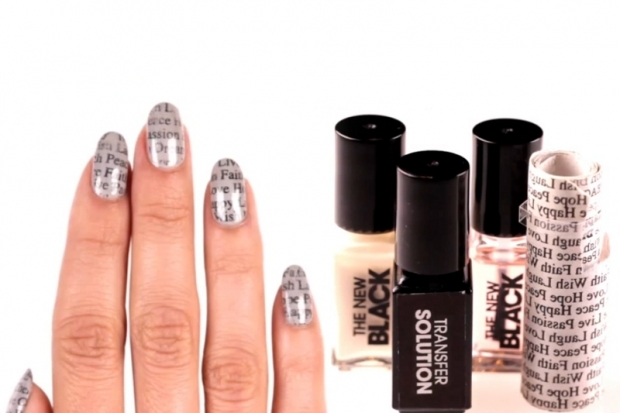 Newsprint Nail Art Set by Sephora